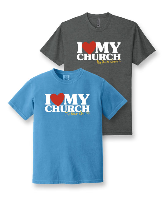I Love My Church Short Sleeve Tee