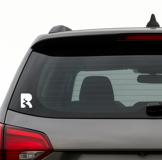 Vehicle Rear Window Decal - R Logo