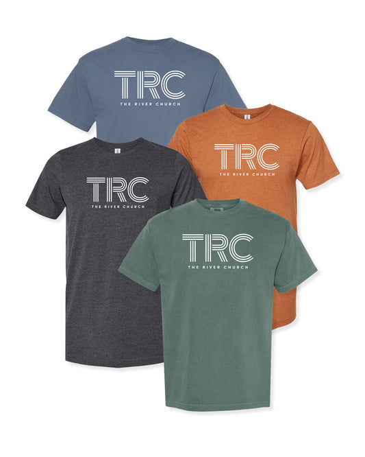 TRC Retro Font Short Sleeve Tee - Various Color Options